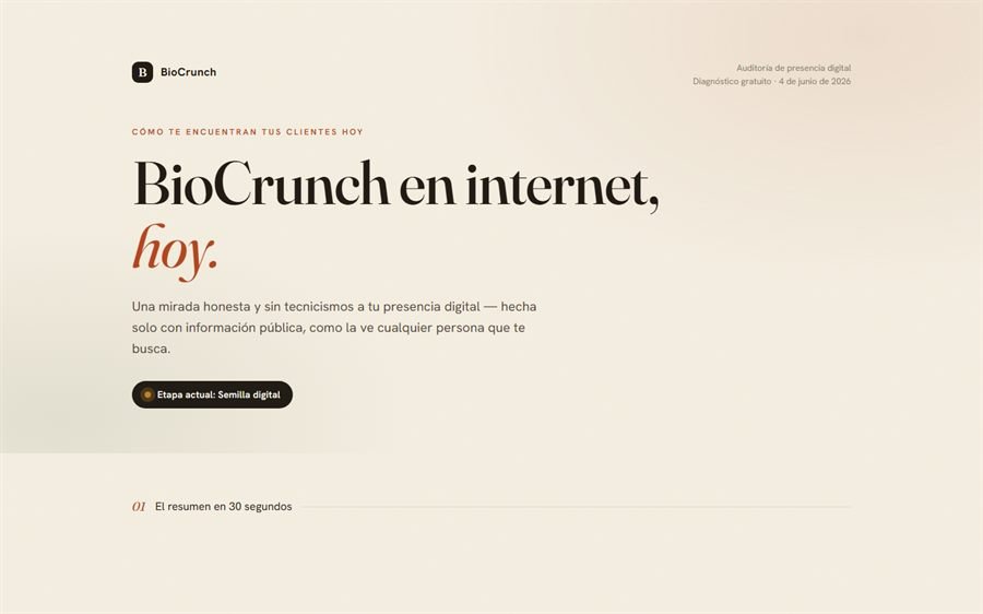BioCrunch audit